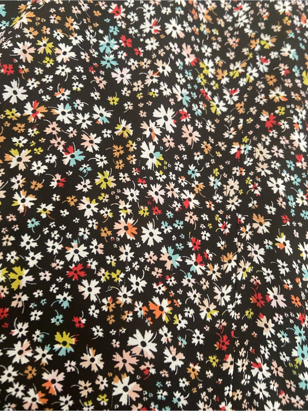 LOFT MIXED MEDIA SLEEVELESS FLORAL PRINT SHELL SIZE XL - Picture 4 of 8